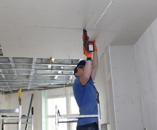 Работы с гипсокартоном